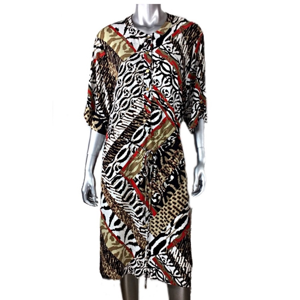 Calvin Klein colorful Print Dress Size 2X plus